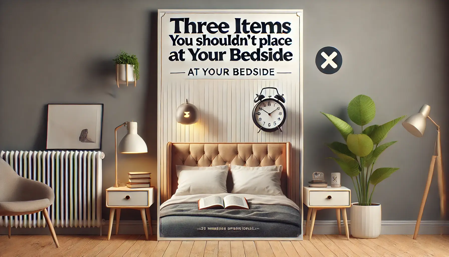 Three Items You Shouldn’t Place at Your Bedside